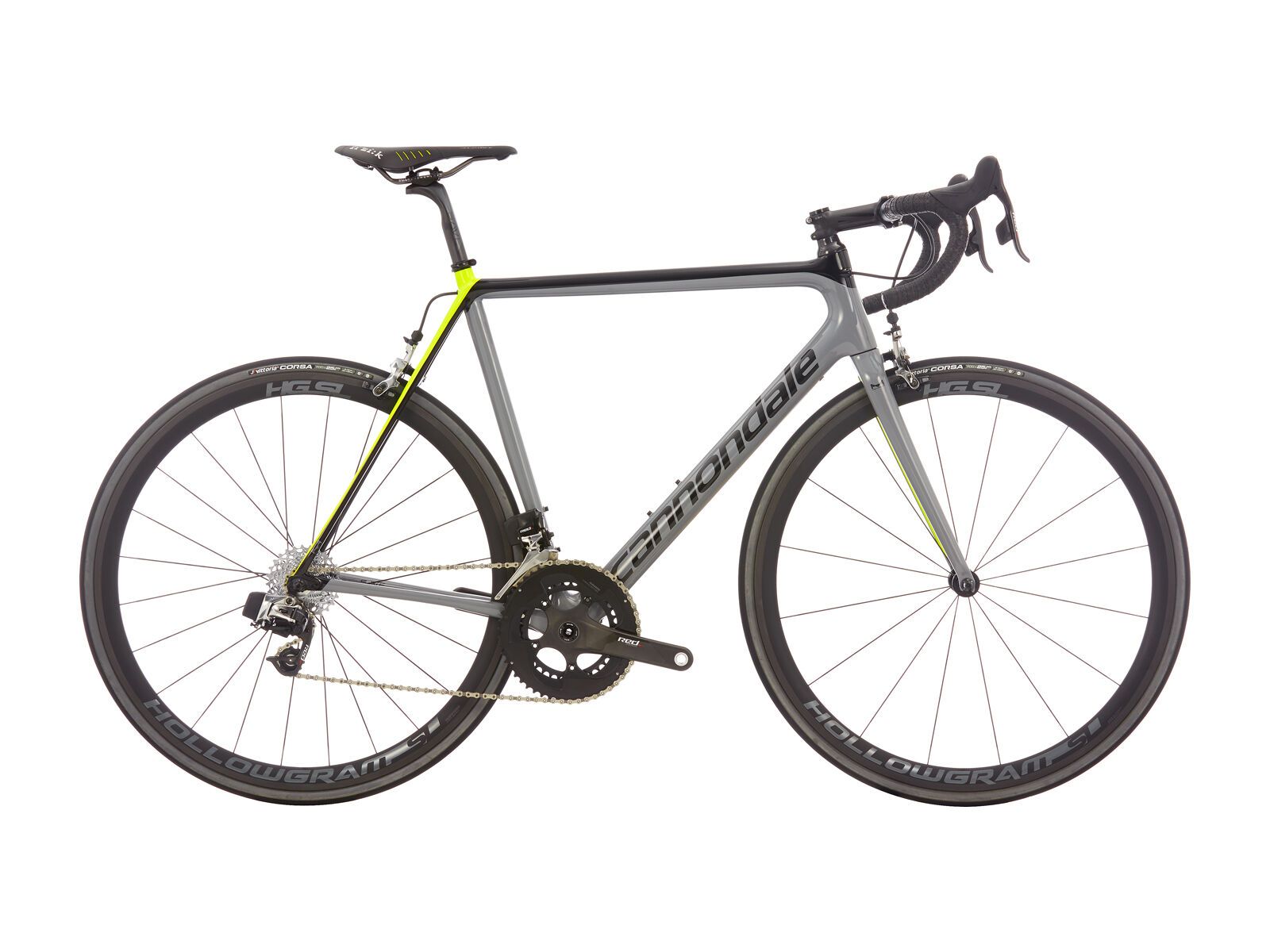 Cannondale SuperSix Evo Hi-Mod Red eTap, stealth gray w/ jet black and volt - gloss (sgy) - Bild 1