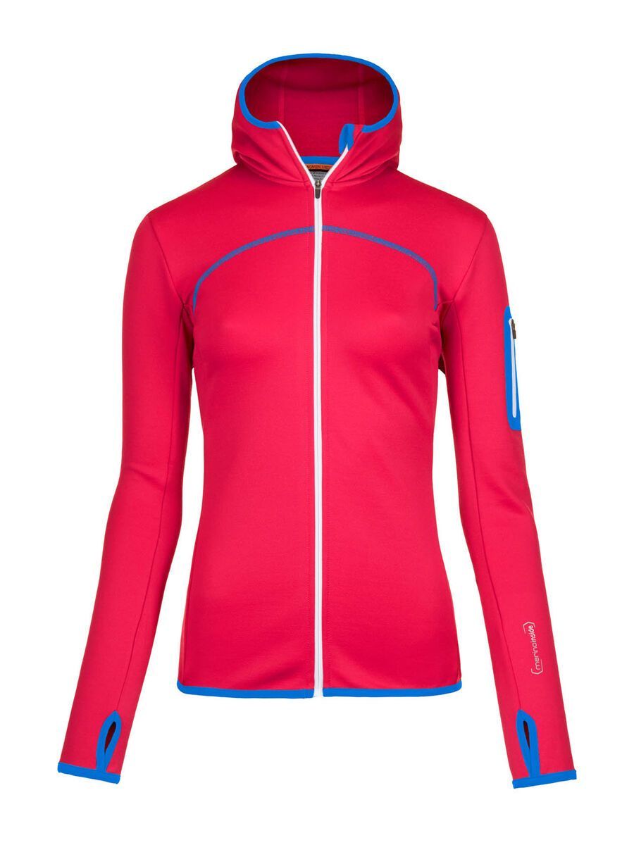 Ortovox Fleece Merino Hoody Women, very berry - Bild 1