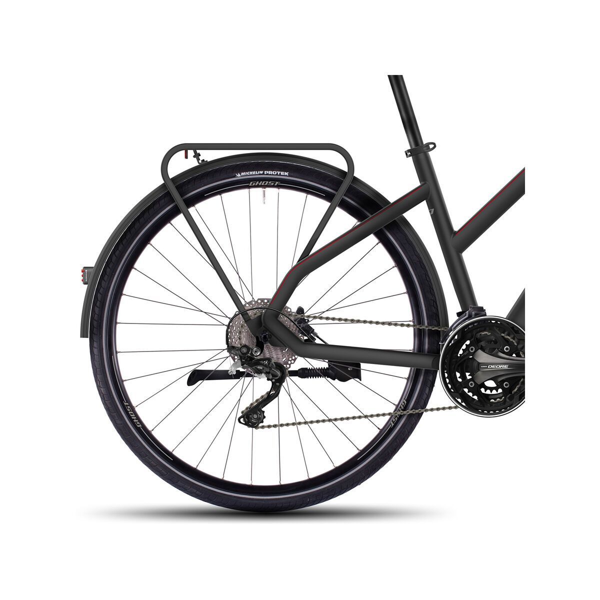 Ghost Square Trekking 6 Miss, black/red - Bild 4