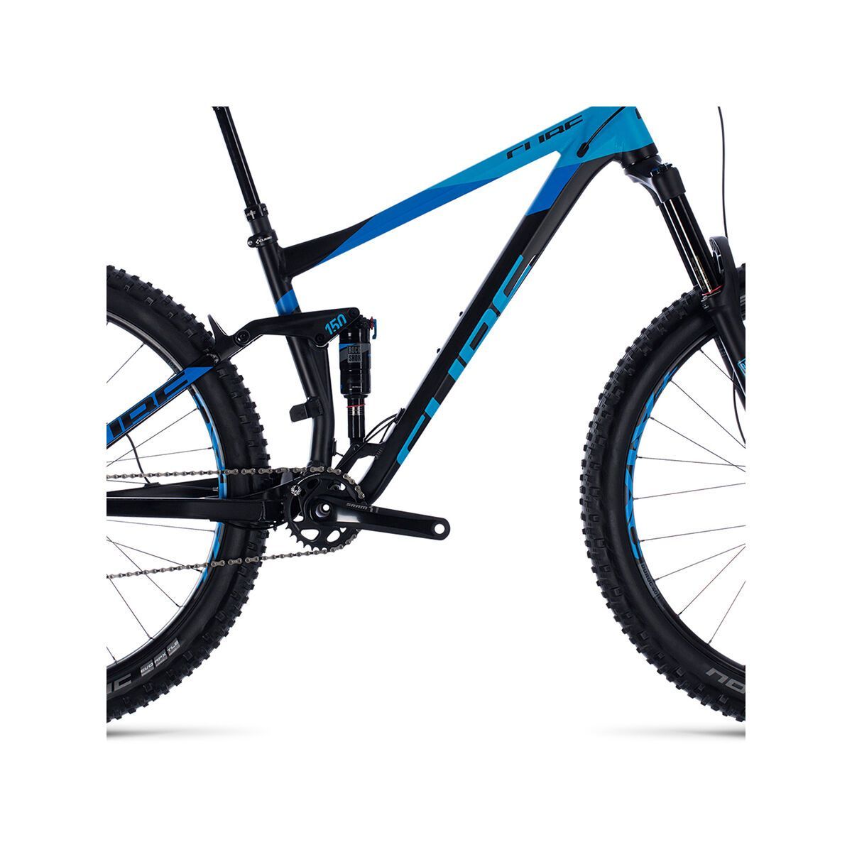Cube Stereo 150 27.5+, black´n´blue - Bild 4