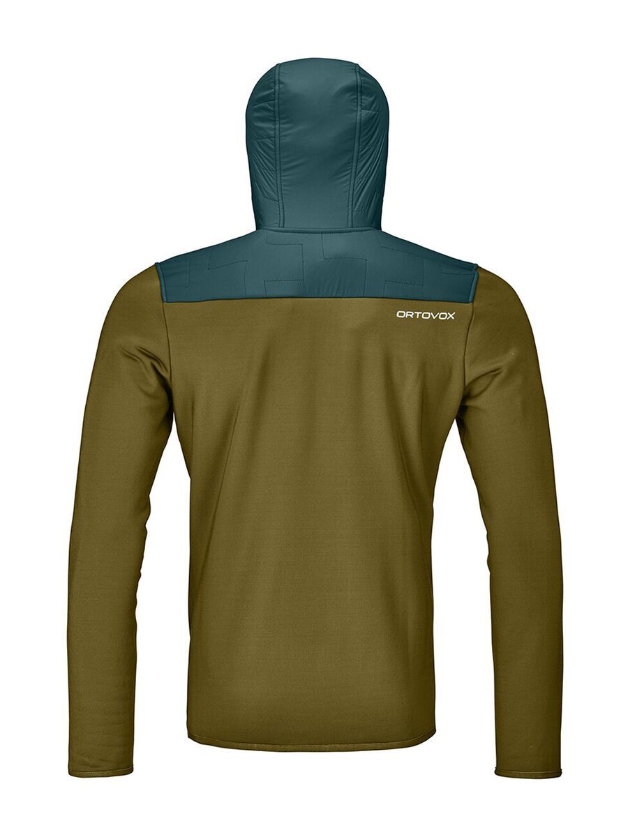 Ortovox Merino Fleece Plus Anorak M, green moss - Bild 2