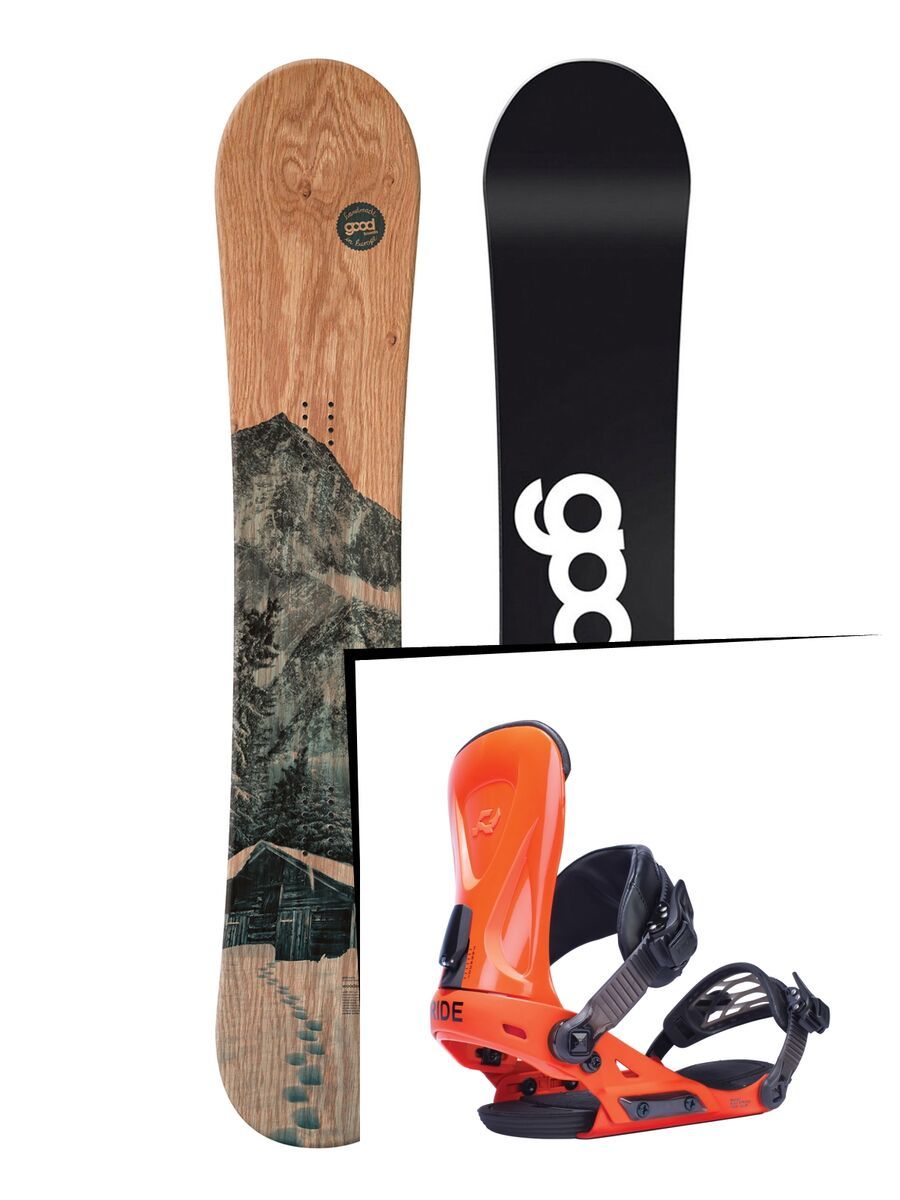 Set: goodboards Wooden 2017 + Ride Revolt (1770168S) - Bild 1