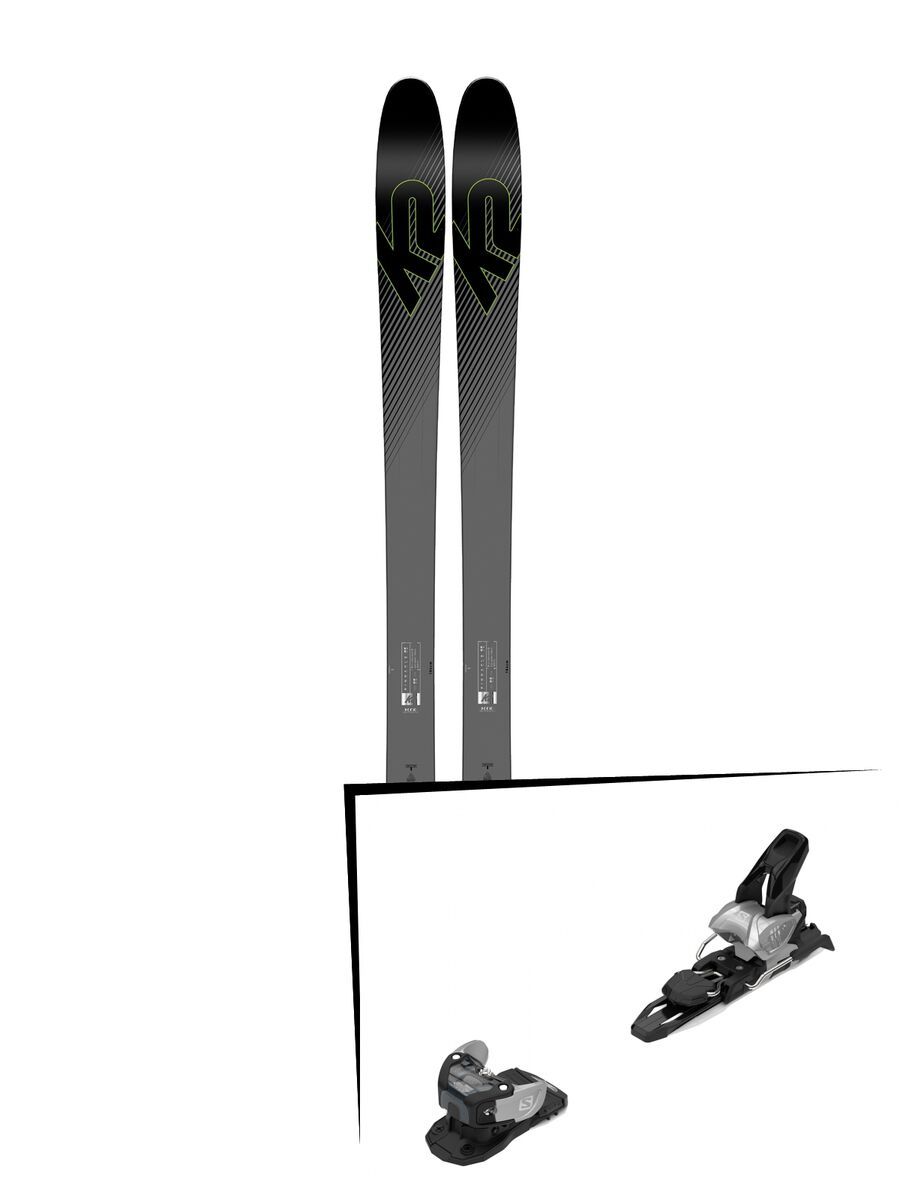 Set: K2 SKI Pinnacle 95Ti 2019 + Salomon Warden MNC 11 silver/black - Bild 1