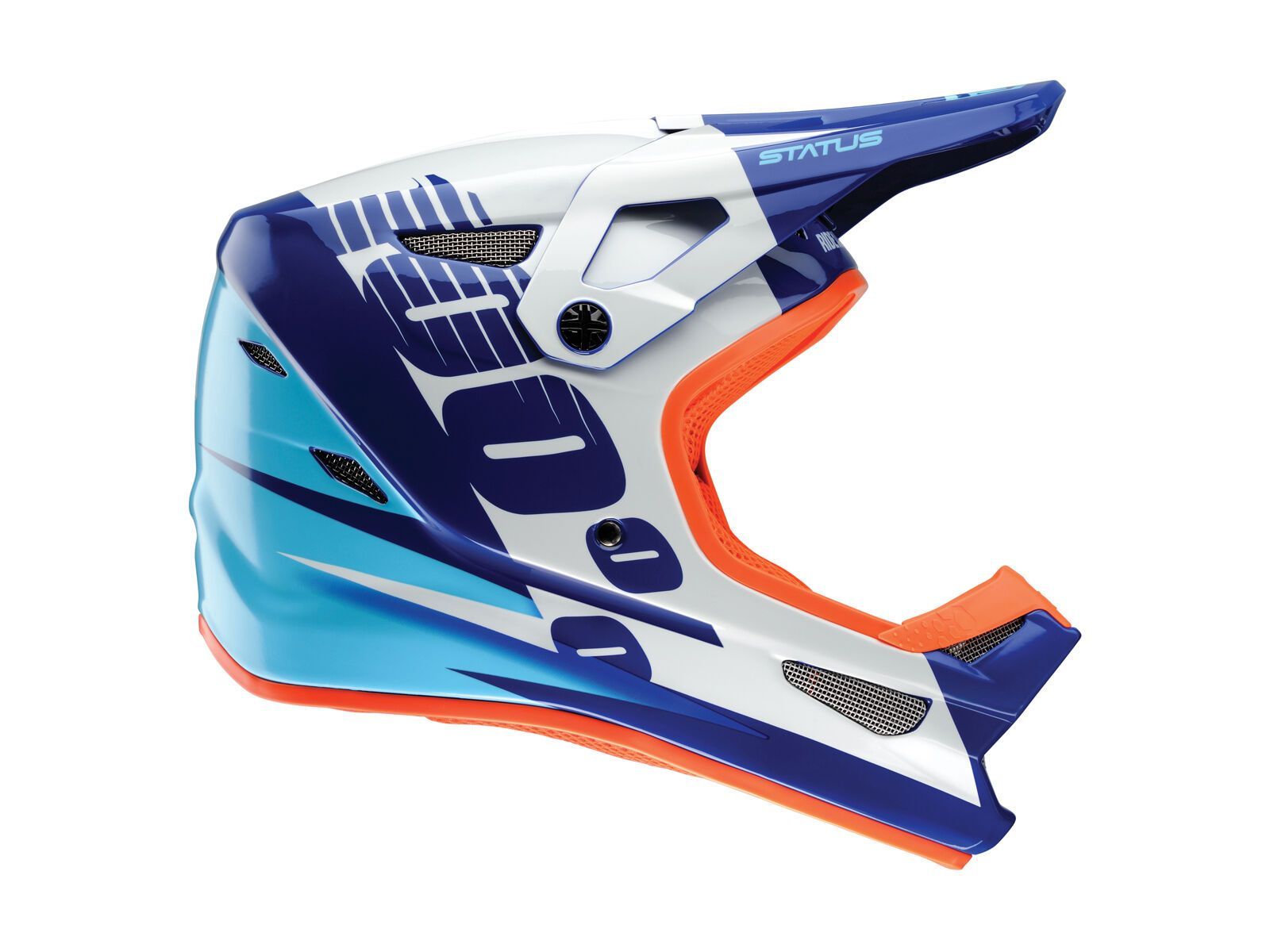 100% Status DH/BMX Helmet Youth, kelton blue - Bild 1