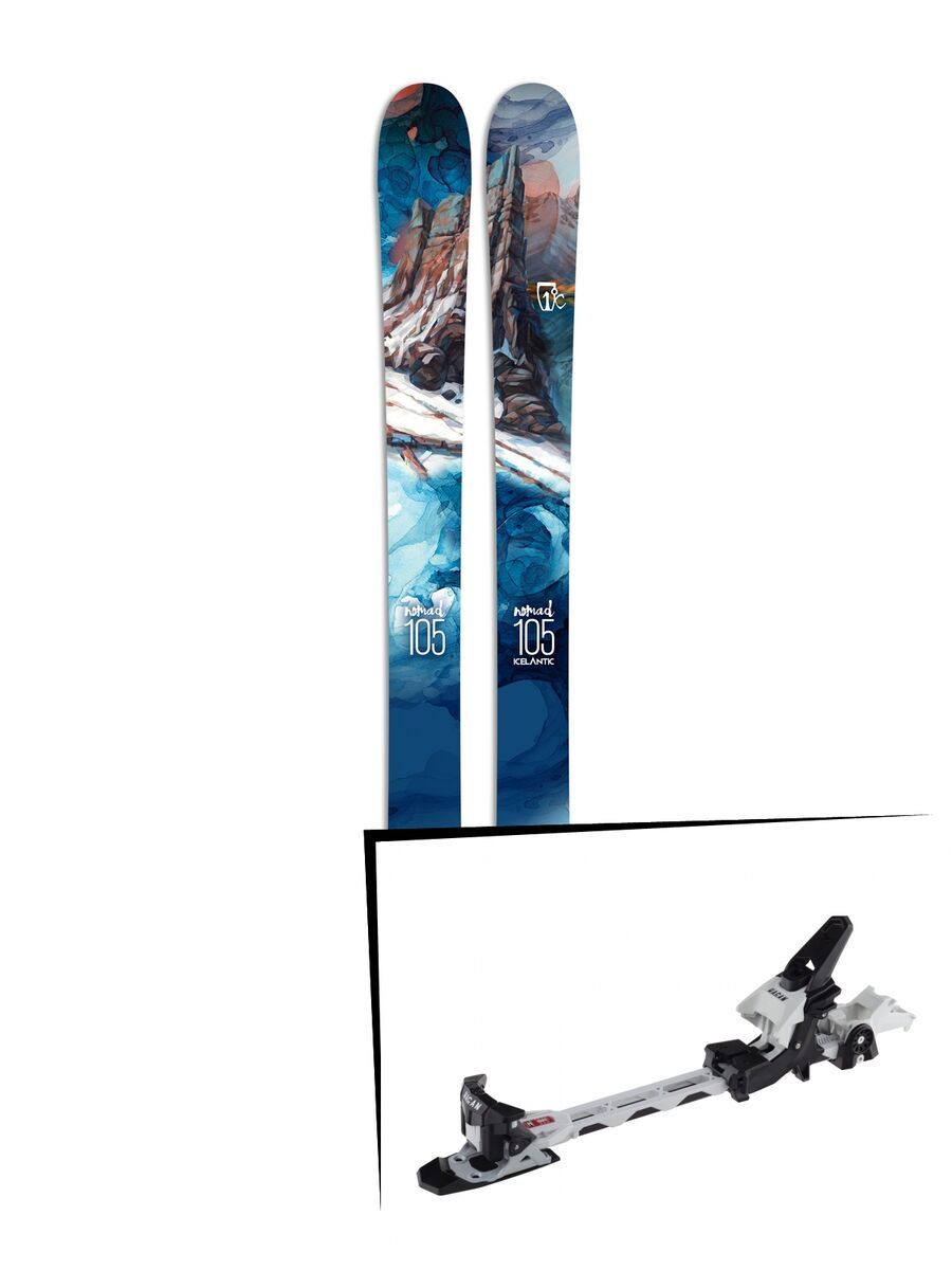 Set: Icelantic Nomad 2017 + Hagan Z02 (1994610S) - Bild 1