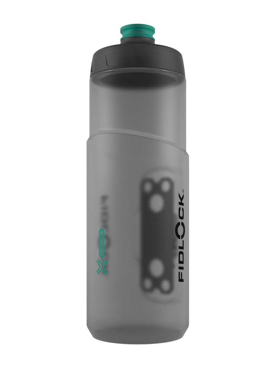 Fidlock Twist Replacement Bottle 600 Antibacterial, transparent black/light green - Bild 2