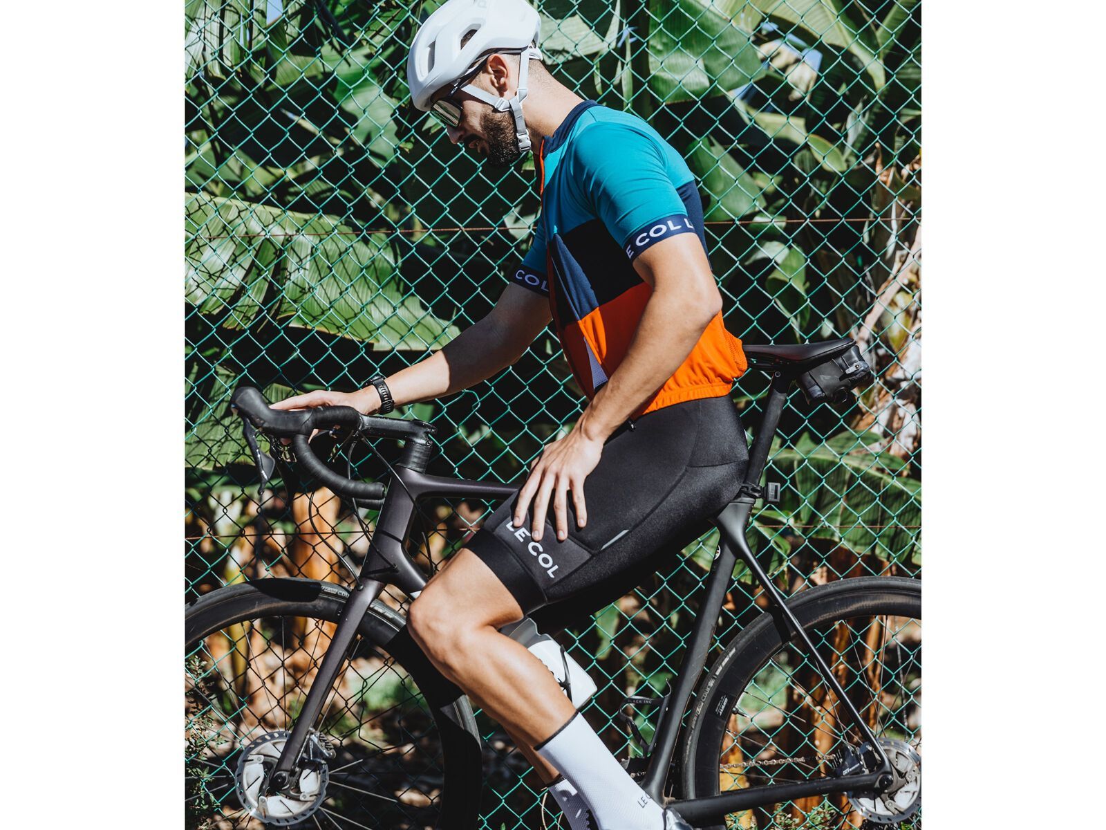 Le Col Sport Bib Shorts II, black/white - Bild 9