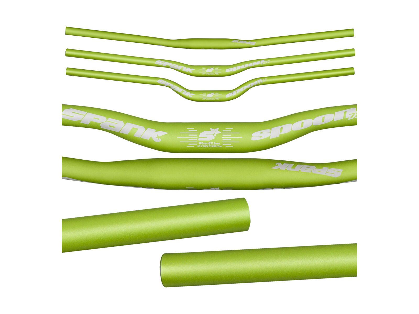 Spank Spoon 785 Bar 40 mm, green - Bild 3