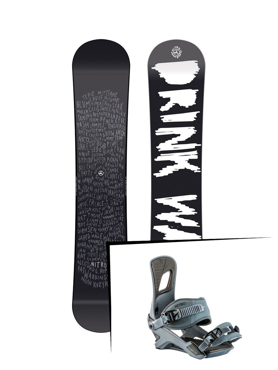 Set: Nitro Drink Water Hazzard 2019 + Nitro Rambler blue steel - Bild 1