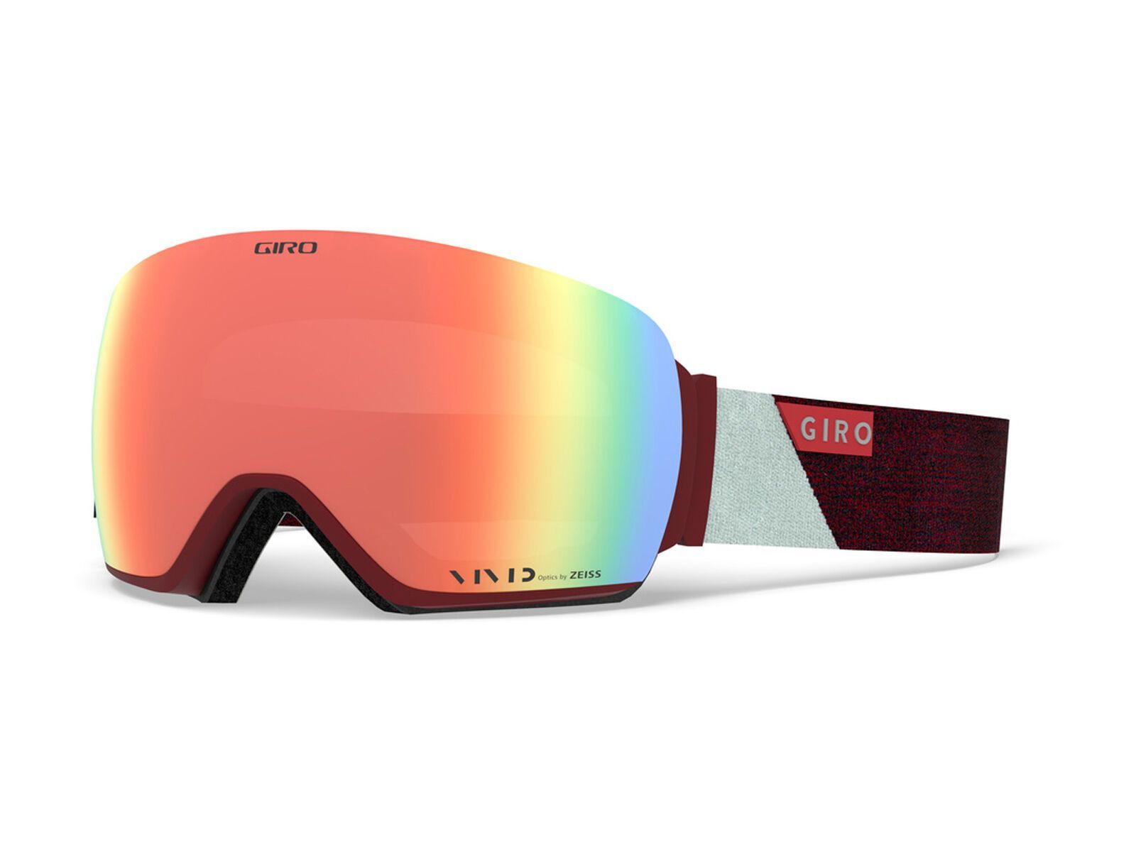 Giro Lusi inkl. WS, scarlet grey peak/Lens: vivid copper/infrared - Bild 2