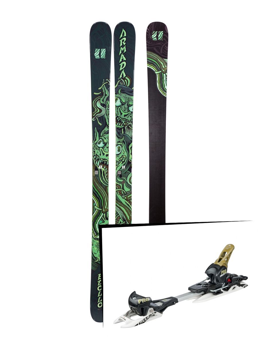 Set: Armada Edollo 2019 + Fritschi Diamir Freeride Pro schwarz/oliv - Bild 1