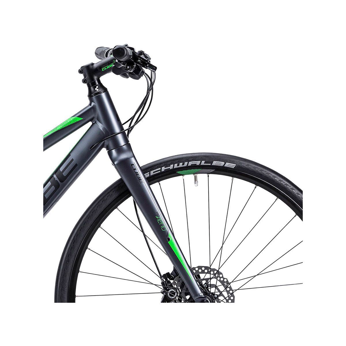 Cube SL Road Pro Trapeze, anthrazit black green - Bild 5