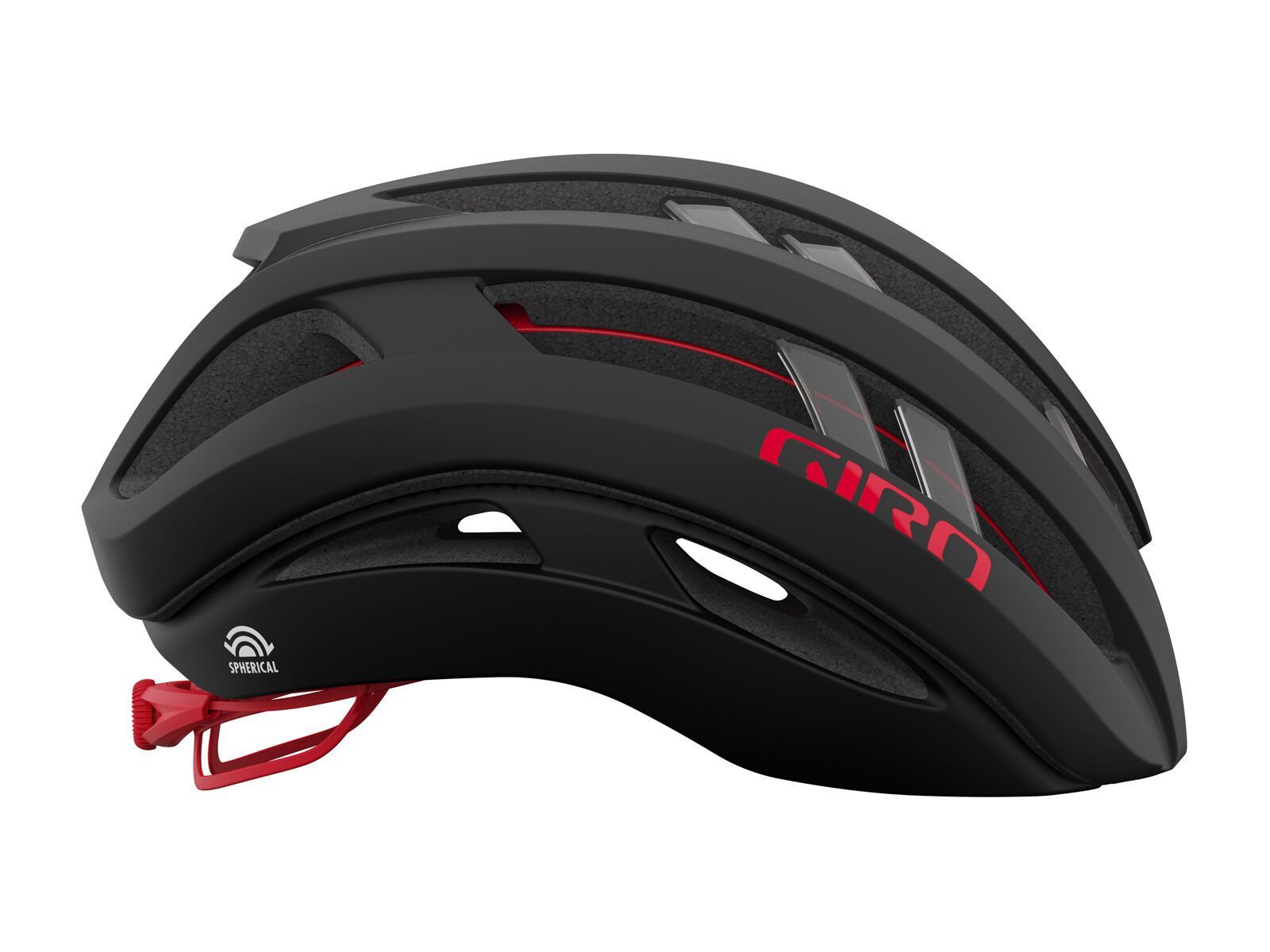 Giro Aries Spherical, matte carbon red - Bild 4