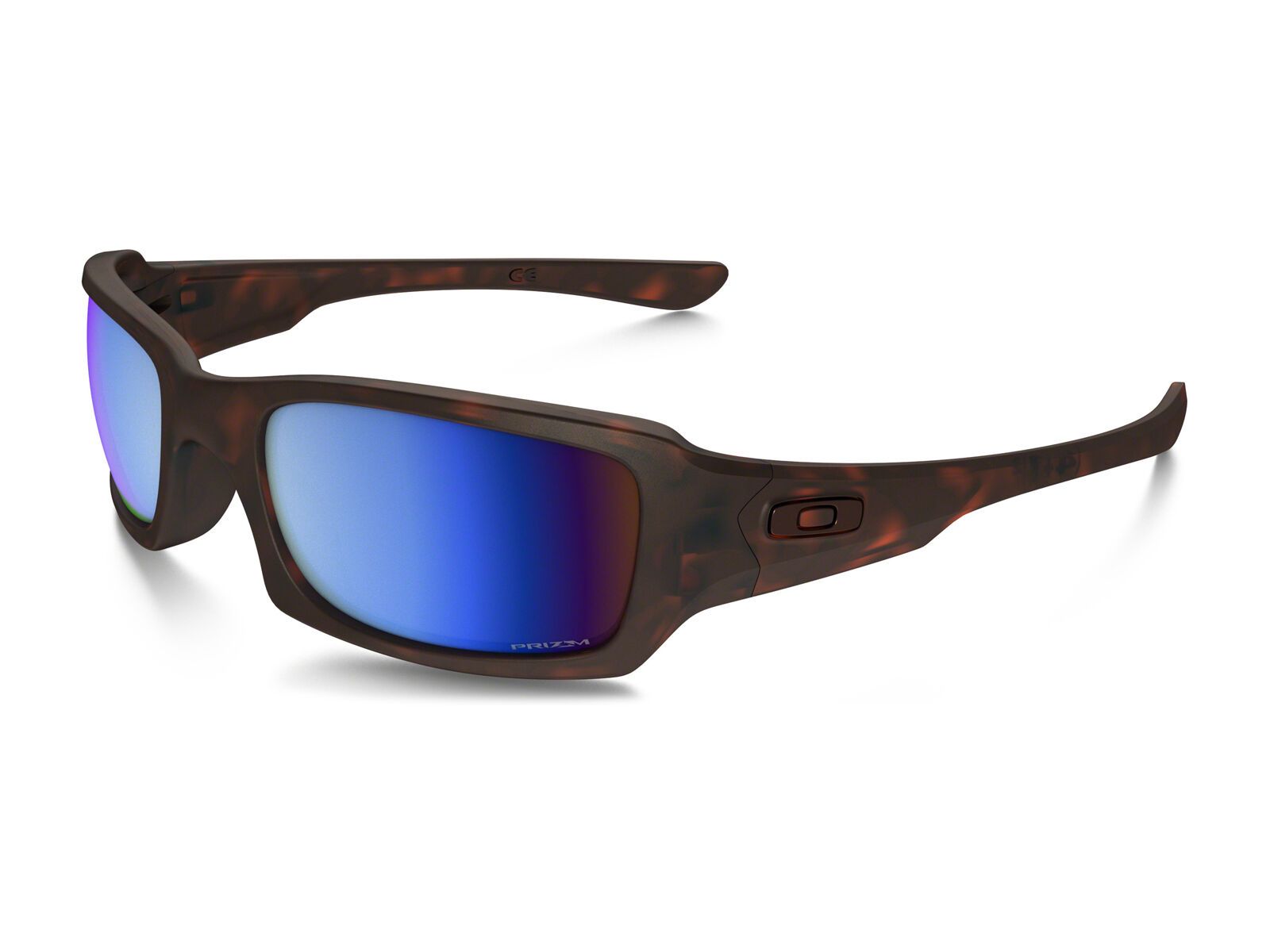 Oakley Fives Squared Prizm Deep Water Polarized, matte tortoise/Lens: prizm deep water polarized - Bild 1
