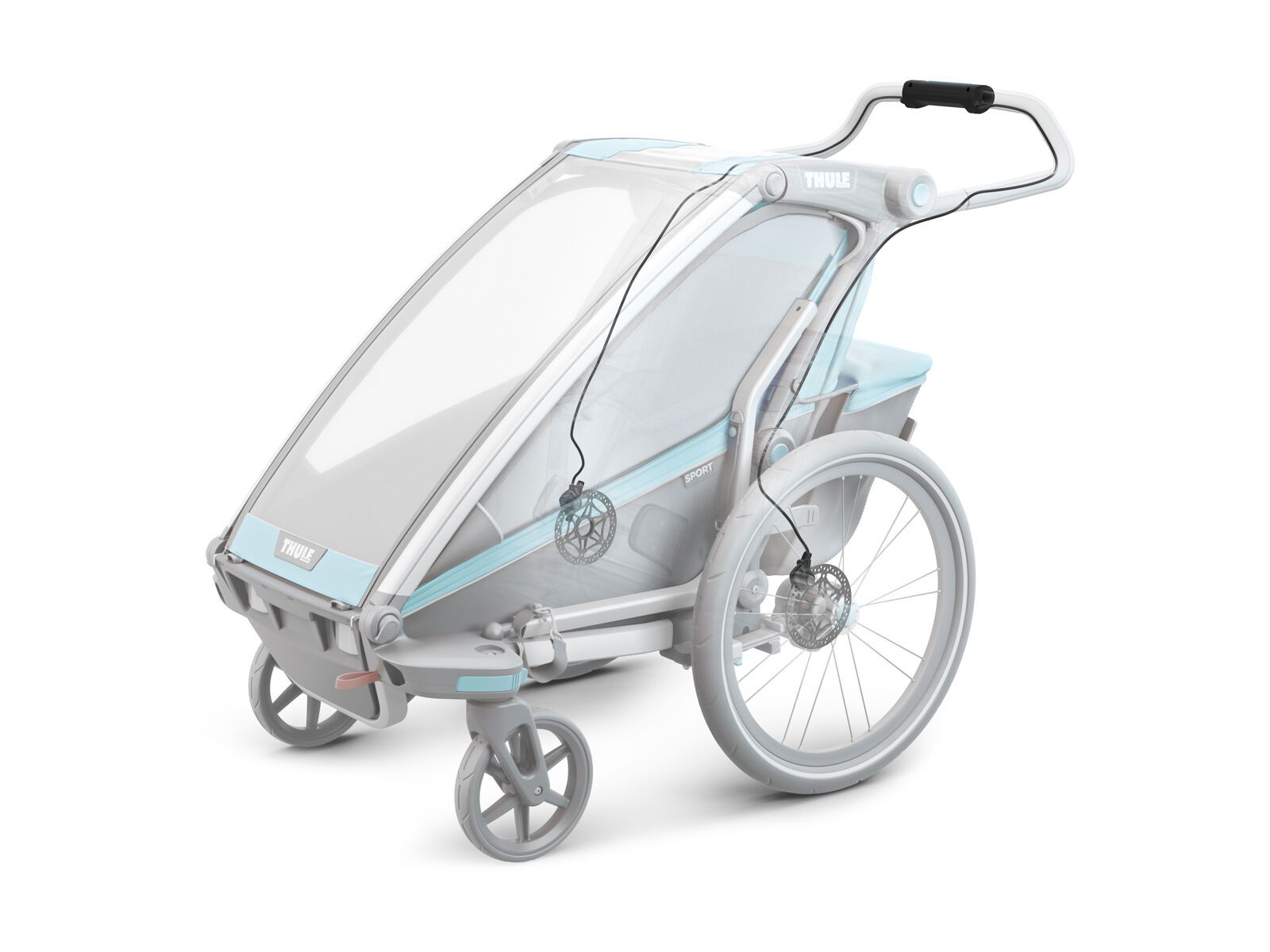 Thule Chariot Sport 1, thule blue/black - Bild 5