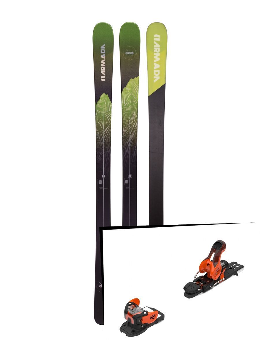 Set: Armada Invictus 85 2019 + Salomon Warden 11 orange/black - Bild 1