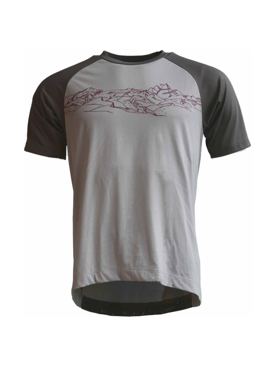 Zimtstern PureFlowz Shirt SS Men’s, high rise/gun metal - Bild 1