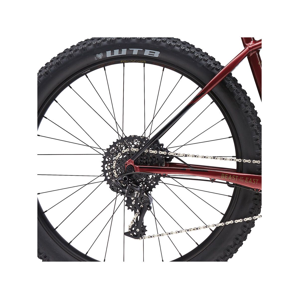 Cannondale Beast of the East 2, wolfblood red w/ jet black, i love gold, gloss - Bild 4