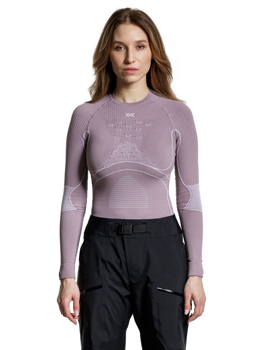 X-Bionic Energy Accumulator 4.0 Shirt LG SL Wmn, dusty lavender/arctic white - Bild 3