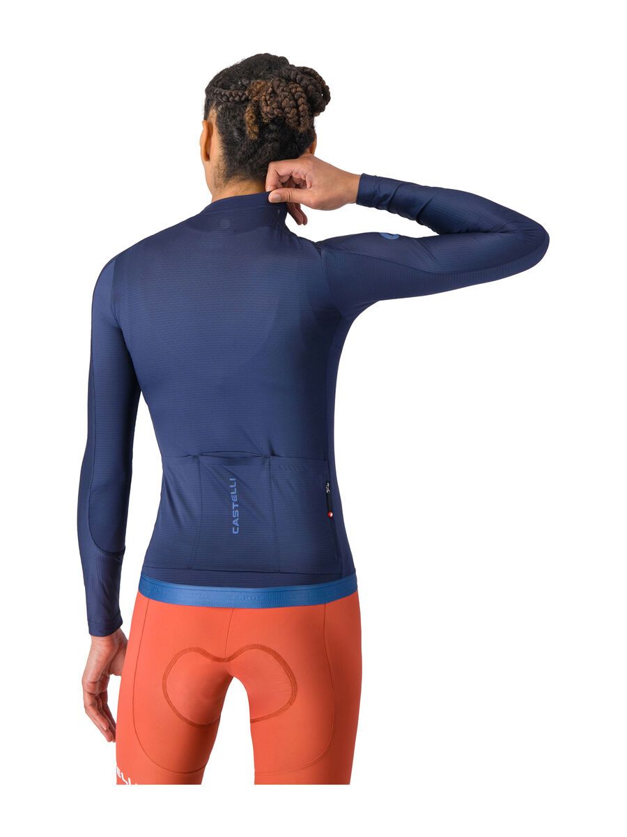 Castelli Espresso 2 W Long Sleeve Jersey, belgian blue - Bild 3