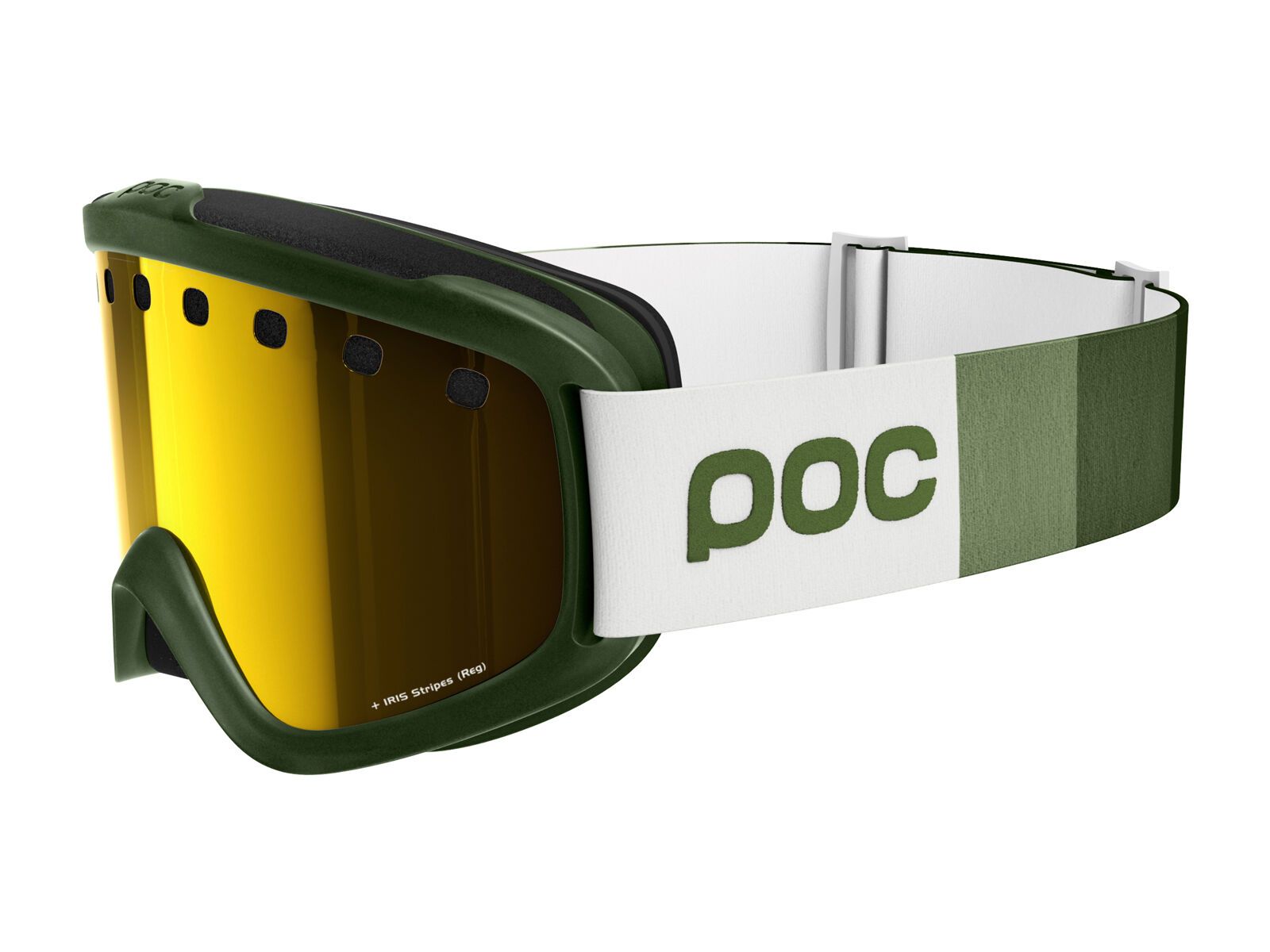 POC Iris Stripes, methane green/Lens: pink gold mirror - Bild 1