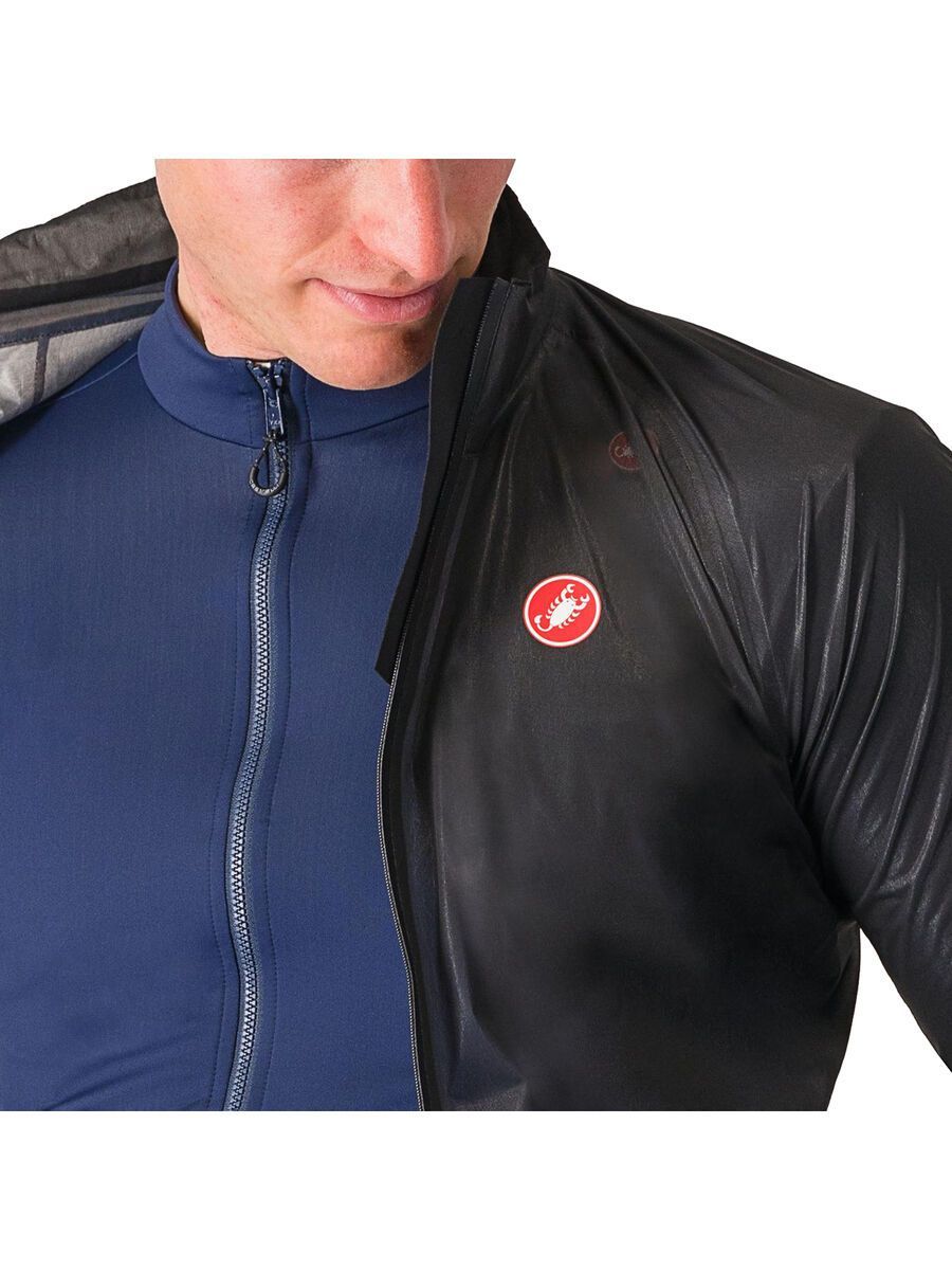 Castelli Squall Shell Jacket, light black/silver gray - Bild 3