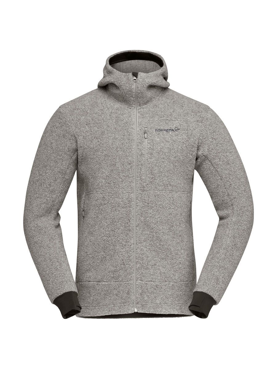 Norrona femund warmwool3 Hood M's, drizzle - Bild 1