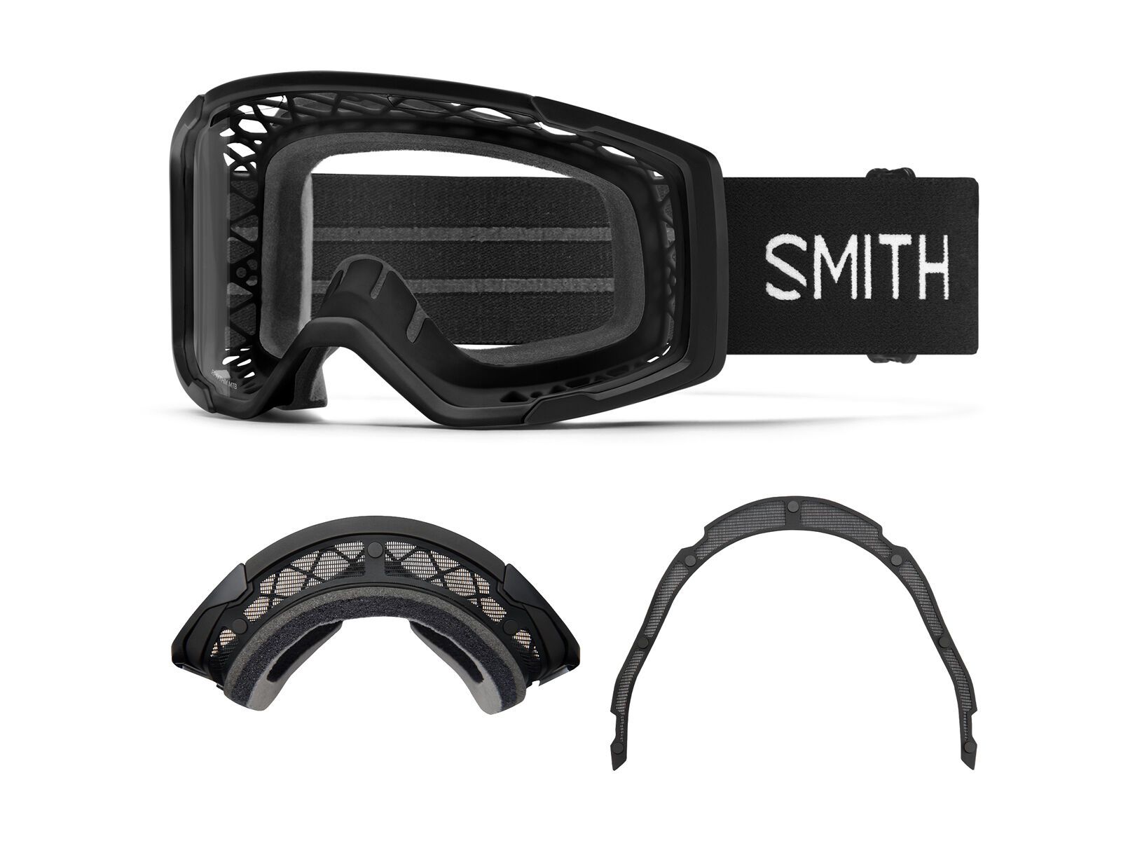 Smith Rhythm MTB + Dirt Screen, Clear / black - Bild 8