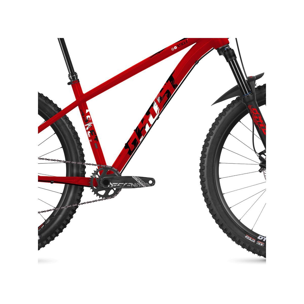 Ghost Asket 8.7 AL, riot red/night black/star white - Bild 3