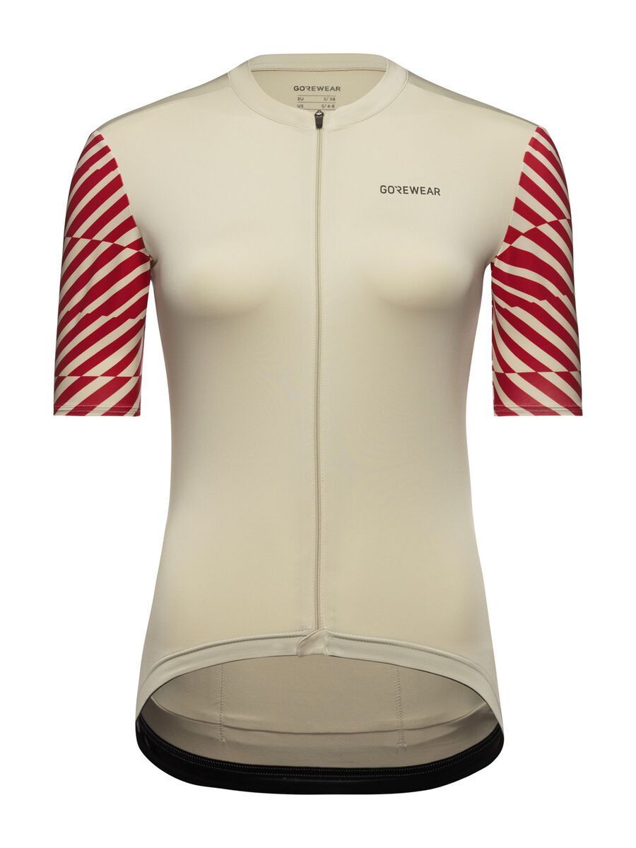 GOREWEAR Swiftride Optical Trikot Damen, tech beige/utility red - Bild 1