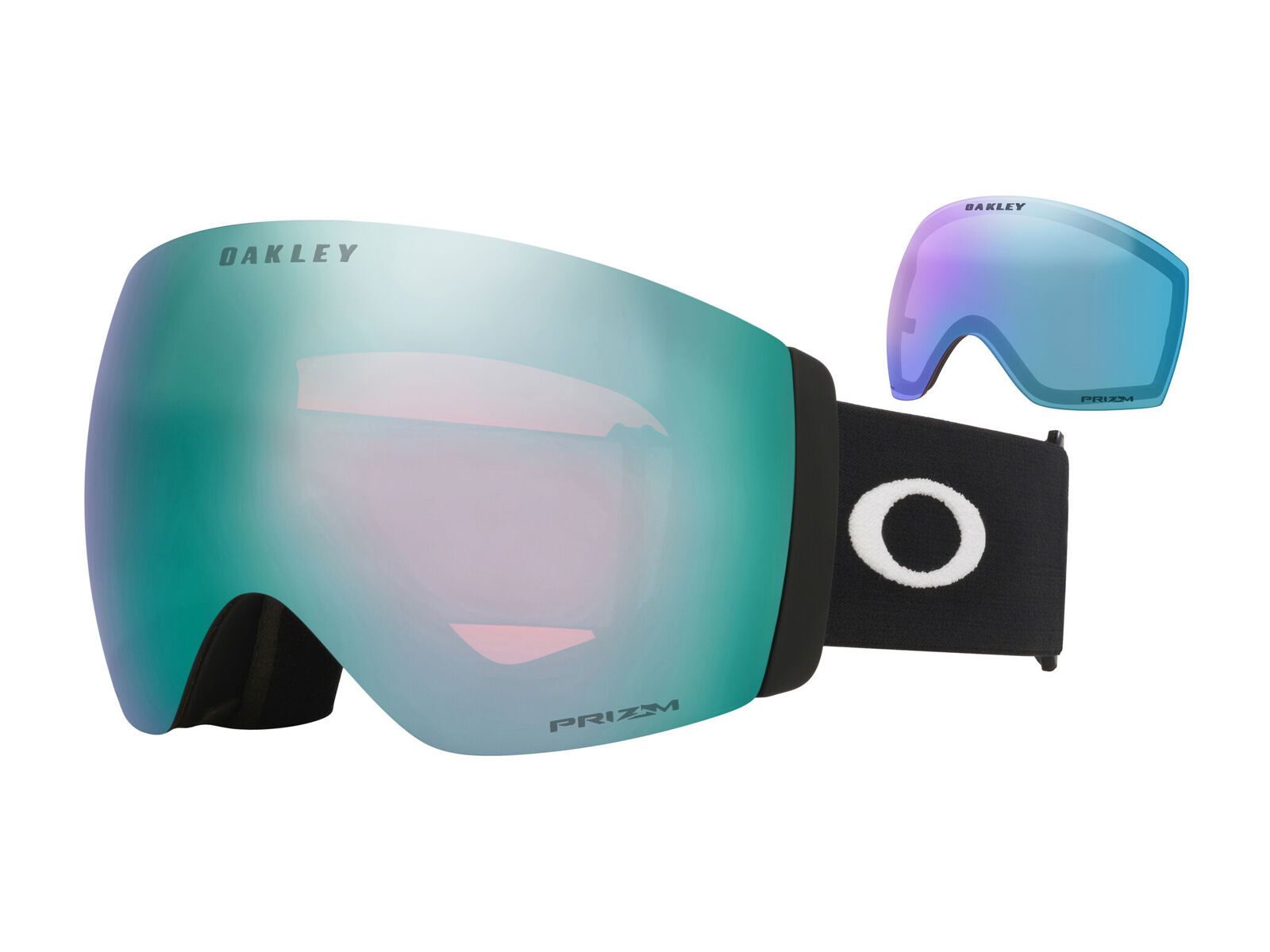 Oakley Flight Deck Pro L, Prizm Snow Sapphire Iridium & Iced / matte black - Bild 1
