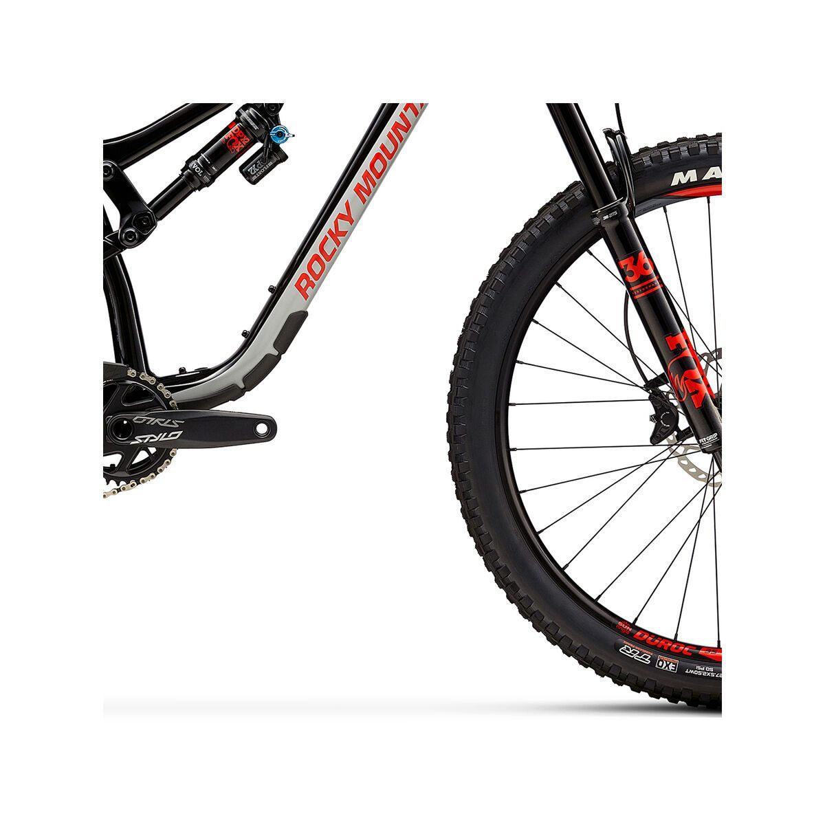 Rocky Mountain Altitude Carbon 50, fox racing grey/black in black/flaming lips - Bild 5