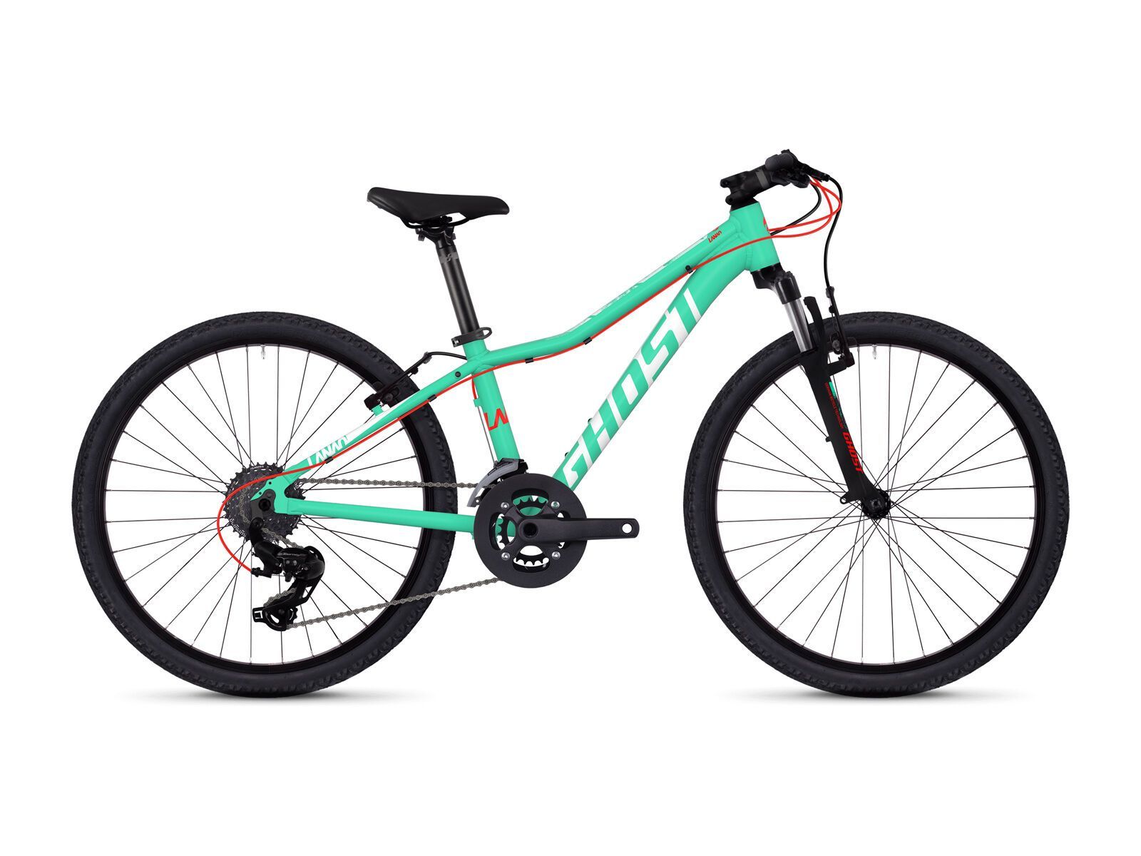 Ghost Lanao 2.4 AL, jade blue/star white/neon red - Bild 1