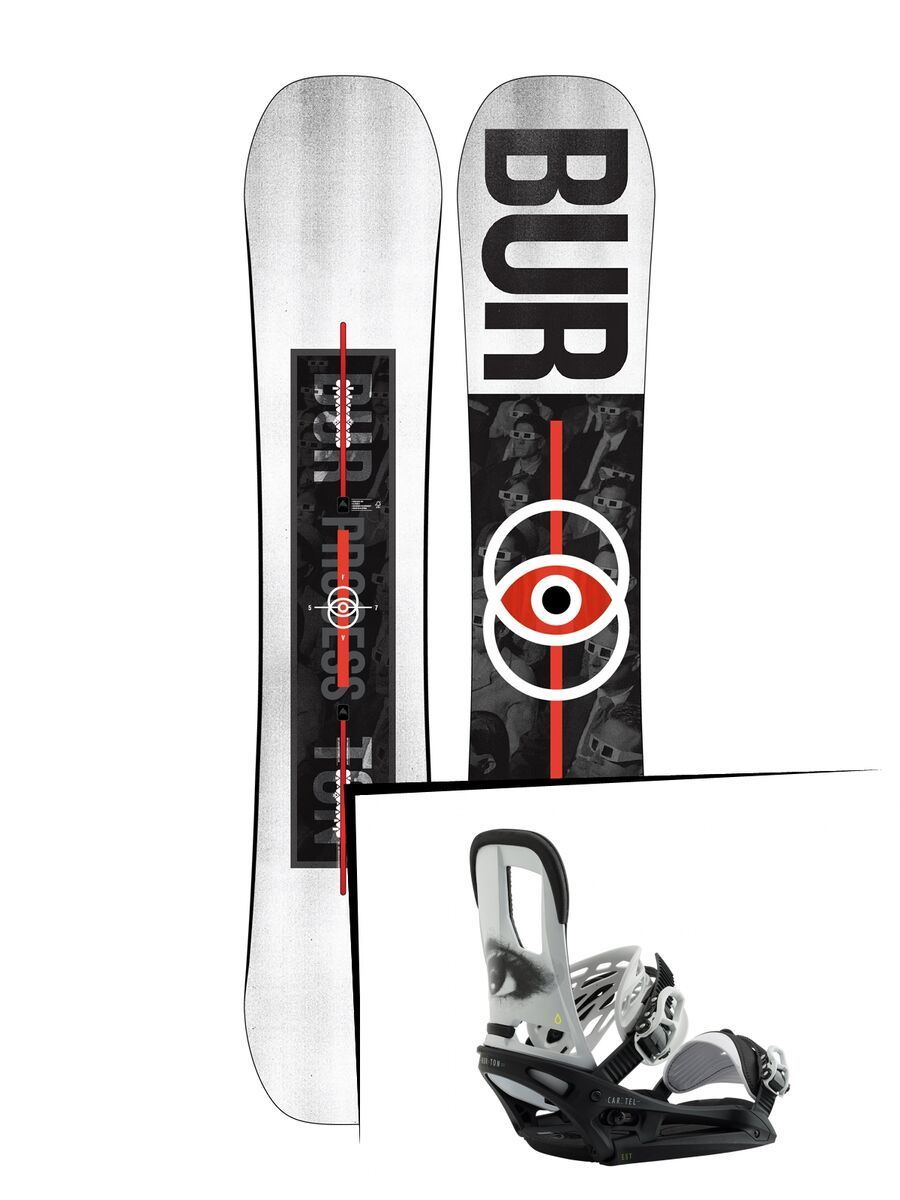 Set: Burton Process Flying V 2019 + Burton Cartel EST all eyez - Bild 1