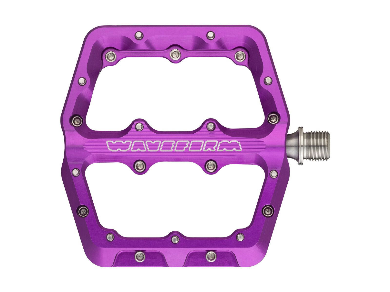 Wolf Tooth Waveform Aluminium Pedals - Small, ultraviolet purple - Bild 1