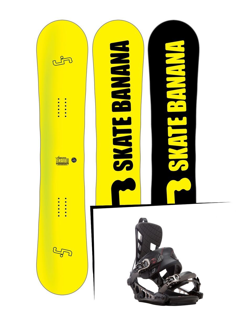 Set: Lib Tech Sk8 Banana 10 years 2017 + K2 Cinch CTS (1728762S) - Bild 1