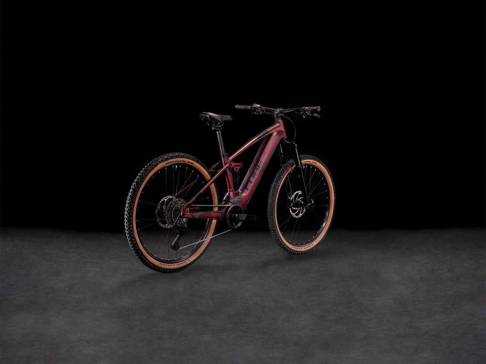 Cube Stereo Hybrid 120 One 625 27.5, rubyred´n´black - Bild 7