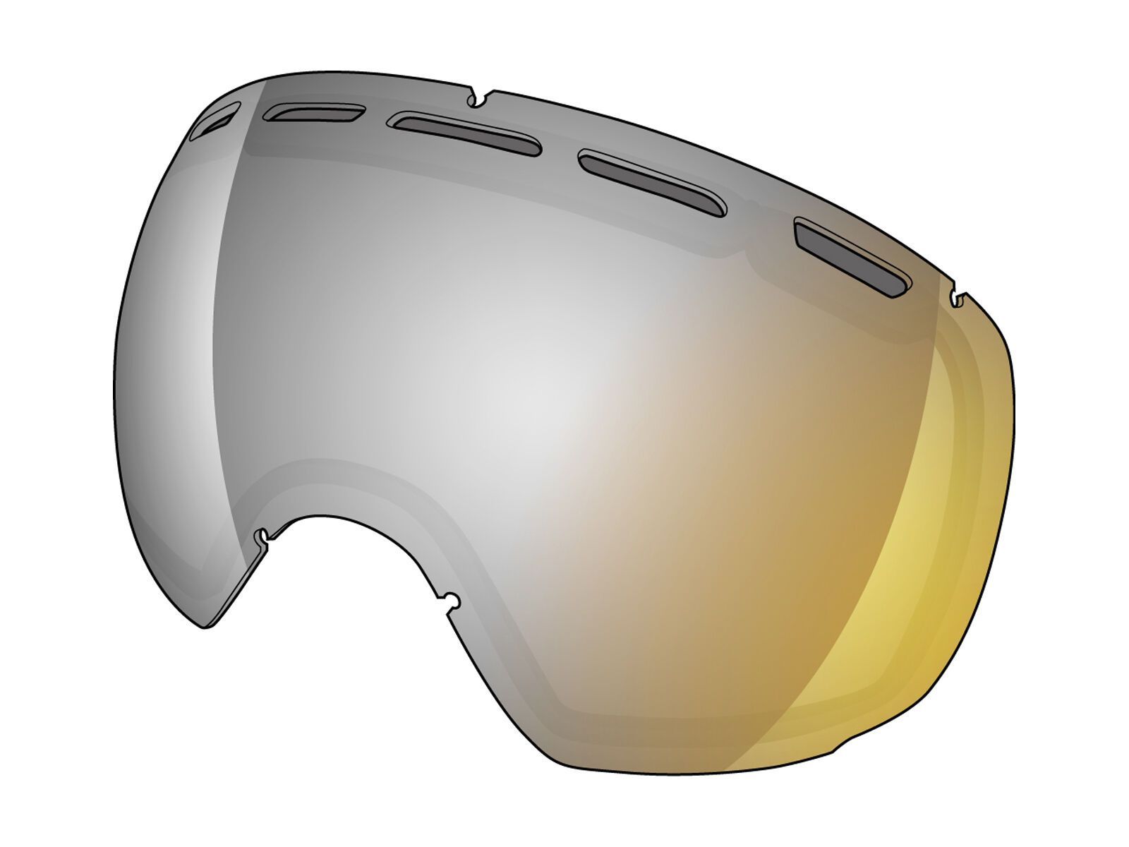 Shred Smartefy inkl. Wechselscheibe, splash/Lens: stealth reflect smoke - Bild 2