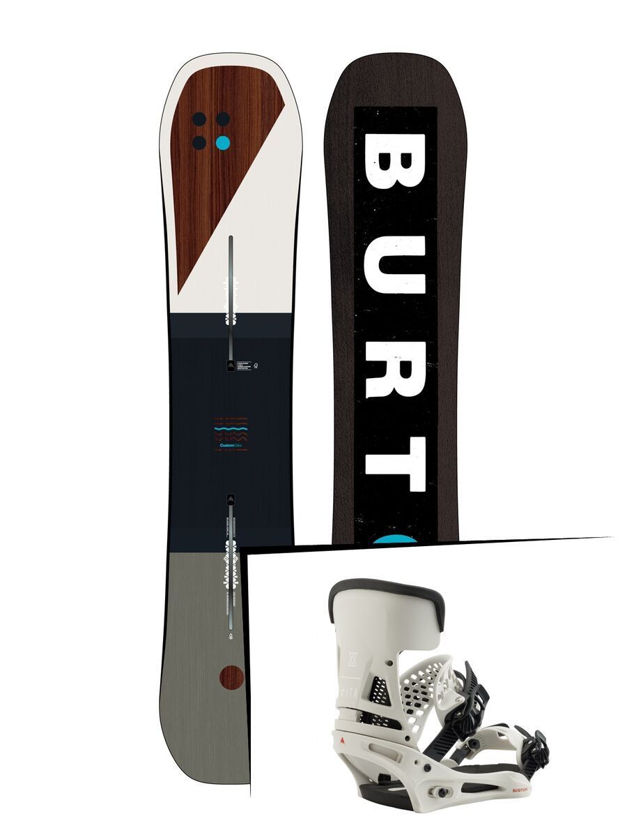 Set: Burton Custom Flying V 2019 +  Malavita (2218354S) - Bild 1