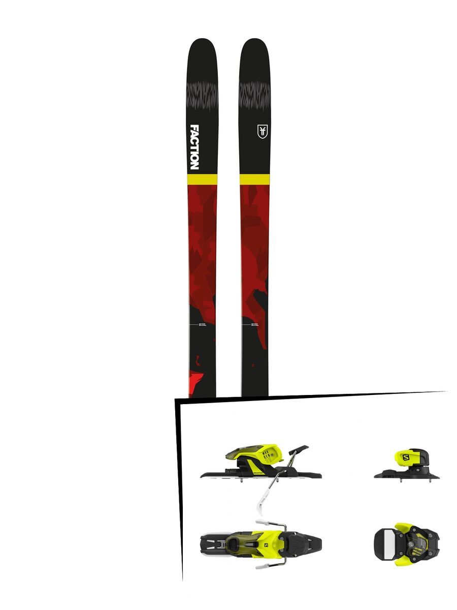 Set: Faction Prodigy 1.0 2018 + Salomon Warden 11 yellow/black - Bild 1