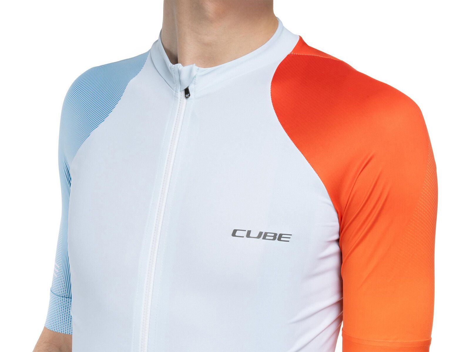 Cube Road/XC Trikot Teamline kurzarm, white - Bild 3