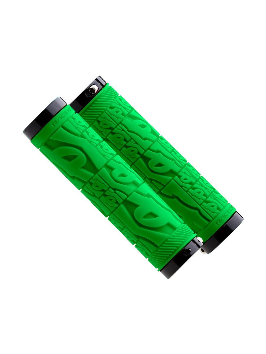 Race Face Strafe Lock-On Griffe, Doppelklemmung, green - Bild 1