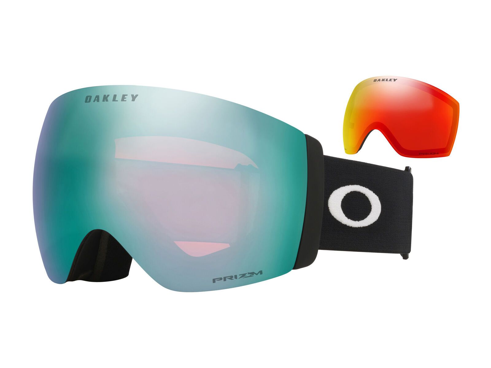 Oakley Flight Deck Pro L, Prizm Snow Sapphire Iridium & Torch / matte black - Bild 1