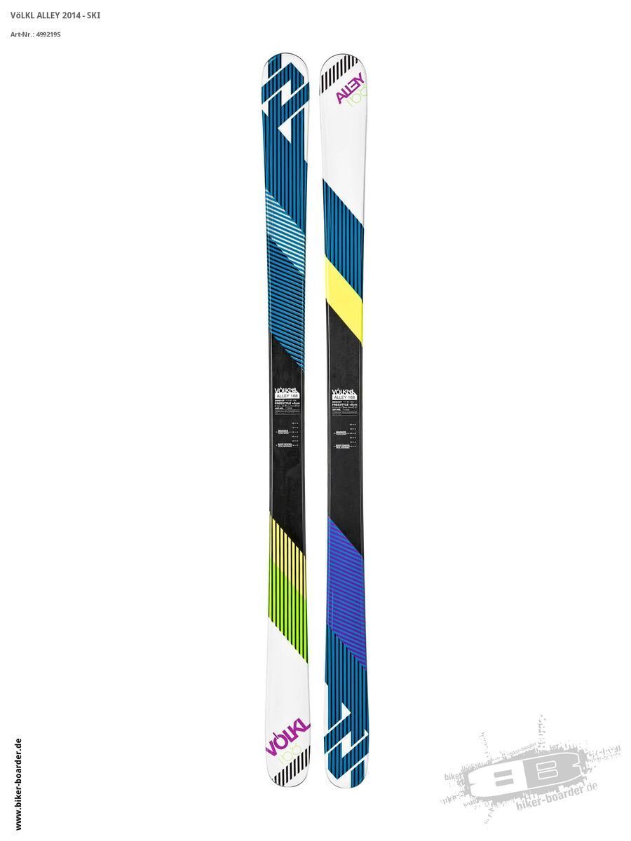 Völkl Set: Alley 2014 + Marker Squire Schizo 11 - Bild 2