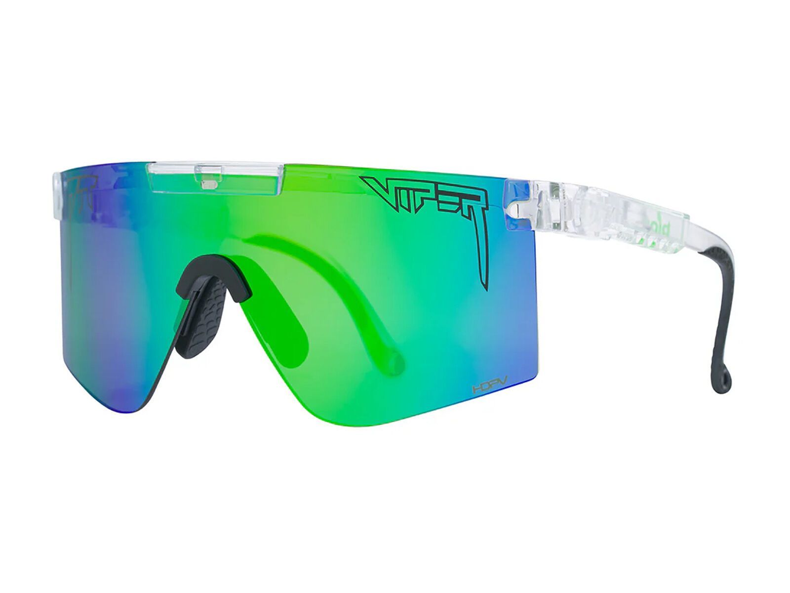 Pit Viper The Originals 2.0 Wide, The Bio Clear / HDPV Polarized Blue-Green - Bild 1