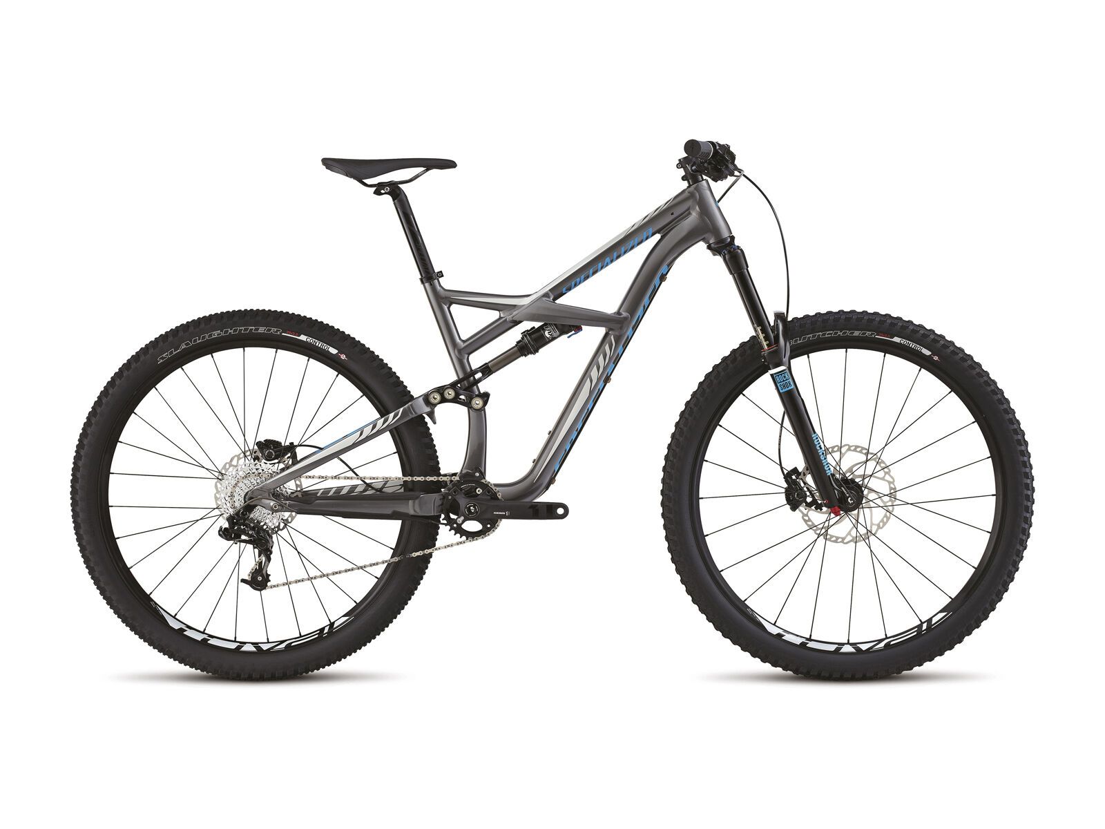 Specialized Enduro Comp 29, Gloss Charcoal/White/Cyan - Bild 1