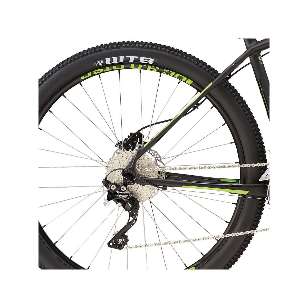Cannondale Trail 1 27.5, matte jet black w/ gloss berzerker green, jet black - Bild 5