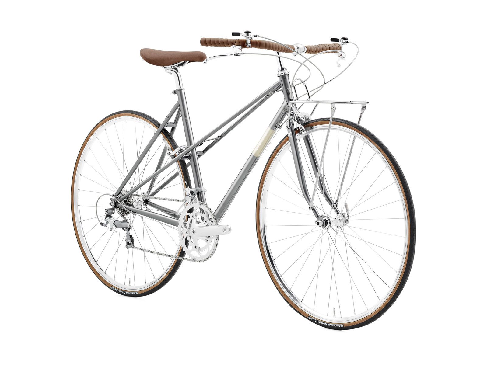 Creme Cycles Echo Mixte Doppio, silver - Bild 2
