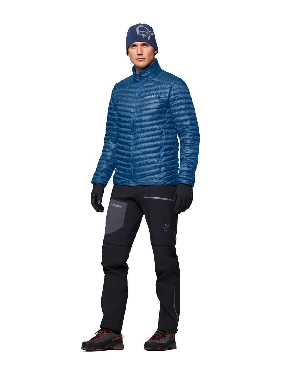 Norrona trollveggen down800 super light Jacket M's, dark blue - Bild 6