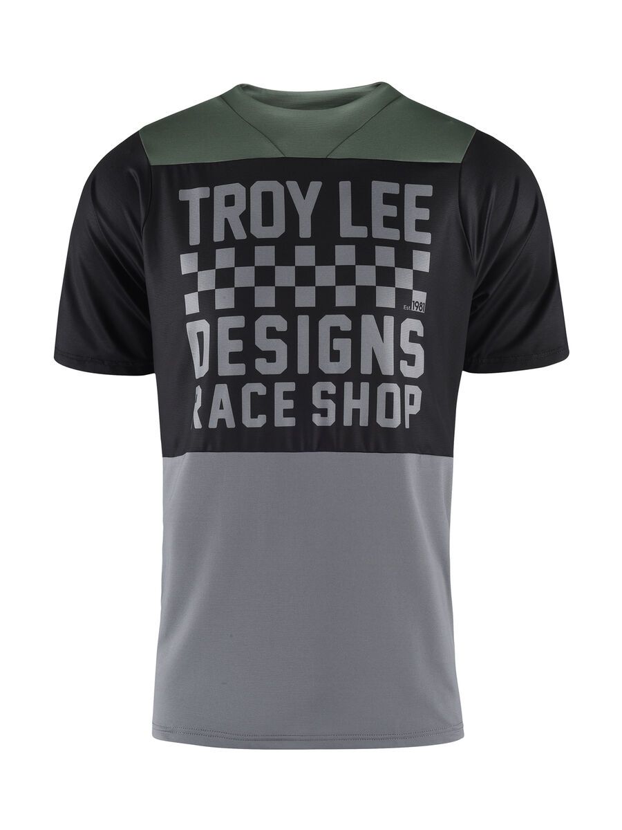 TroyLee Designs Skyline Checker S/S Jersey, black/gray - Bild 3